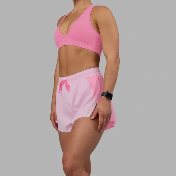 LSKD Accelerate 3” High-Rise Running Short in Candy Pink Marshmallow (size S) - Picture 7 of 14